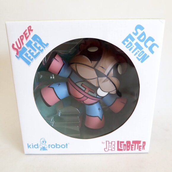 NEW 2007 6” SIGNED LE 500 KIDROBOT SUPER TEETER DESIGNER ART URBAN VINYL FIGURE - Picture 2 of 12